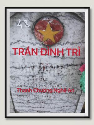 Ảnh bia mộ của liệt sĩ Trần Đình Trì